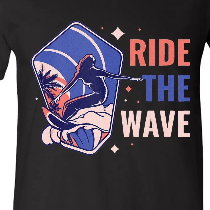 Ride The Wave V-Neck T-Shirt