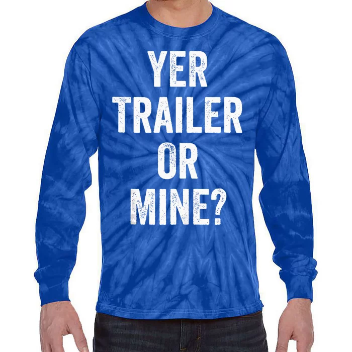 Redneck Trailer White Trash Tie-Dye Long Sleeve Shirt