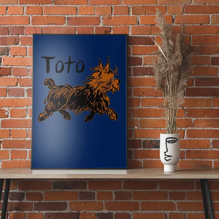 Retro Toto Wizard Of OZ Dog Art DesignFunny Fairytale Poster