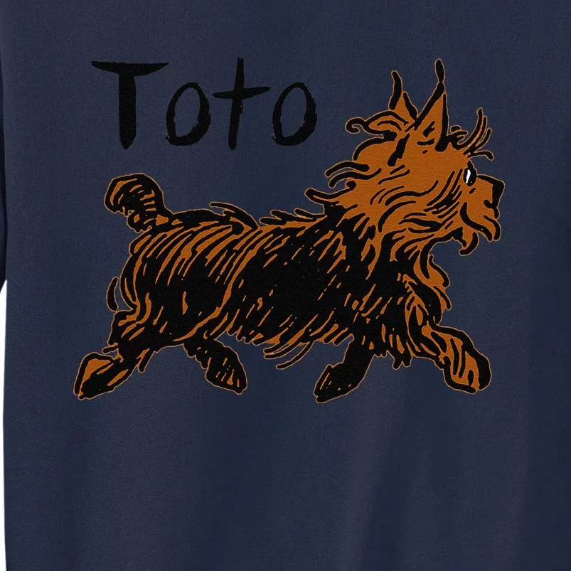 Retro Toto Wizard Of OZ Dog Art DesignFunny Fairytale Tall Sweatshirt