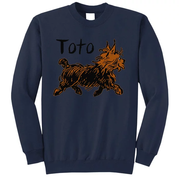 Retro Toto Wizard Of OZ Dog Art DesignFunny Fairytale Tall Sweatshirt