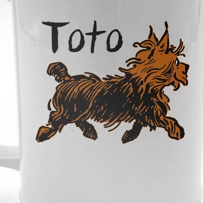 Retro Toto Wizard Of OZ Dog Art DesignFunny Fairytale Front & Back Beer Stein