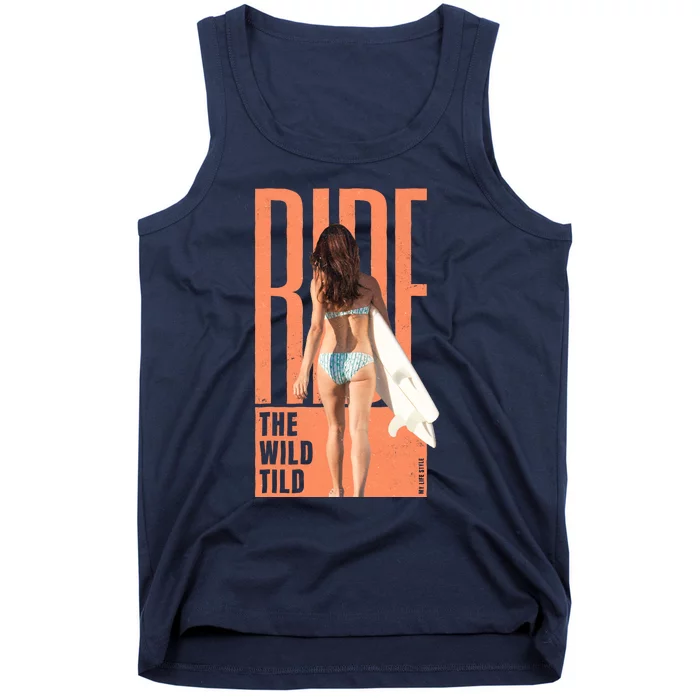 Ride The Wild Woman Surfing Tank Top