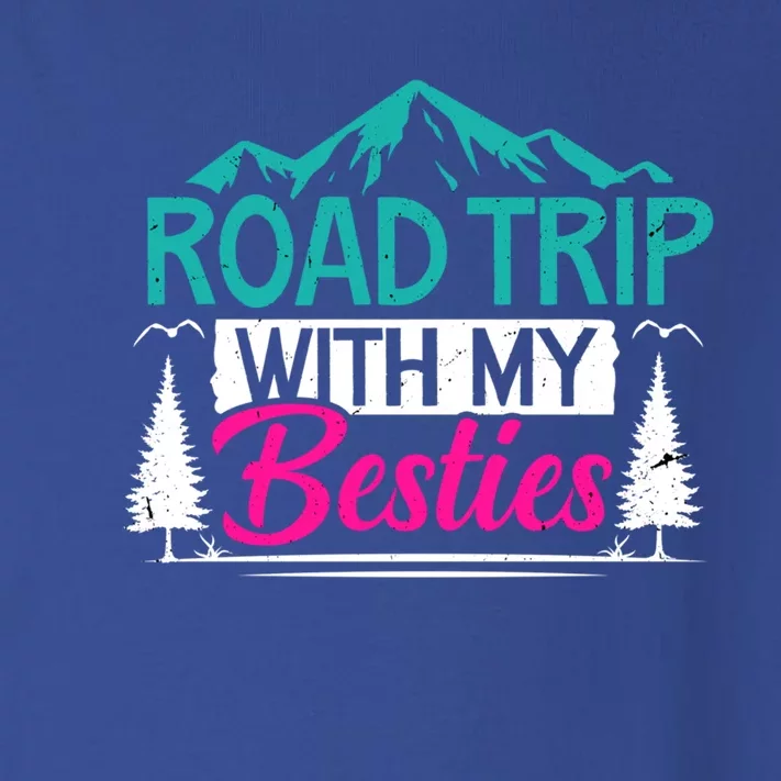 Road Trip With My Bestie Bff Travel Vacation Adventurers Cute Gift Toddler Long Sleeve Shirt