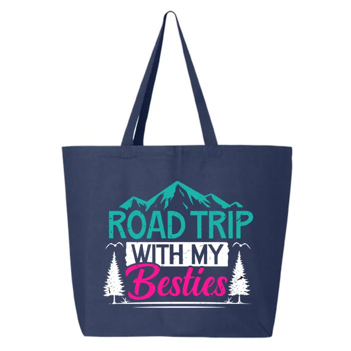 Road Trip With My Bestie Bff Travel Vacation Adventurers Cute Gift 25L Jumbo Tote