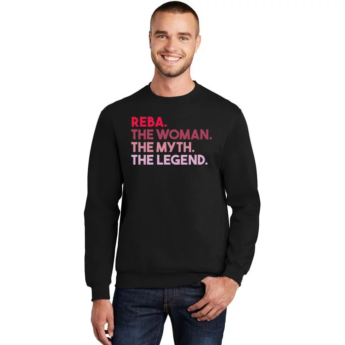 Reba The Woman The Myth The Legend Personalized Reba Sweatshirt