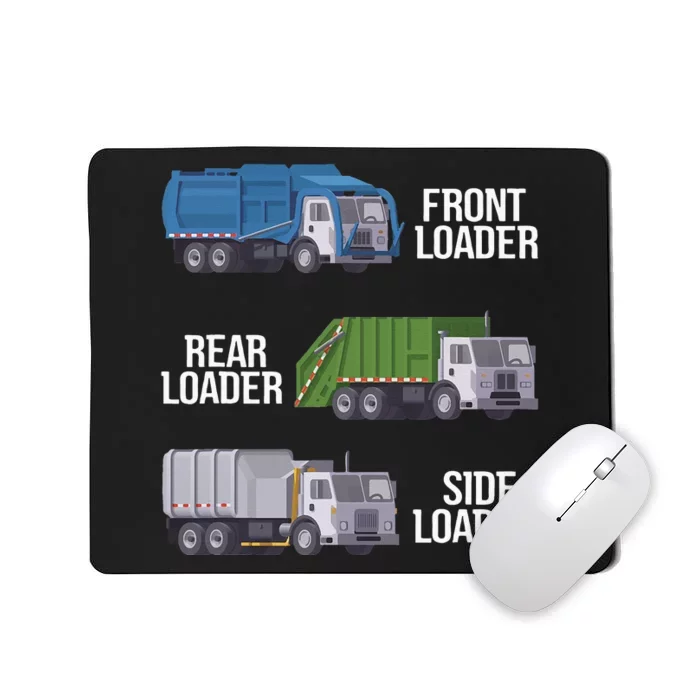 Recycling Trash Waste Separation Garbage Truck Mousepad