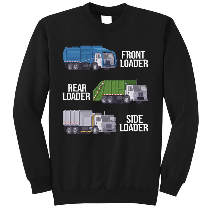 Recycling Trash Waste Separation Garbage Truck Tall Sweatshirt