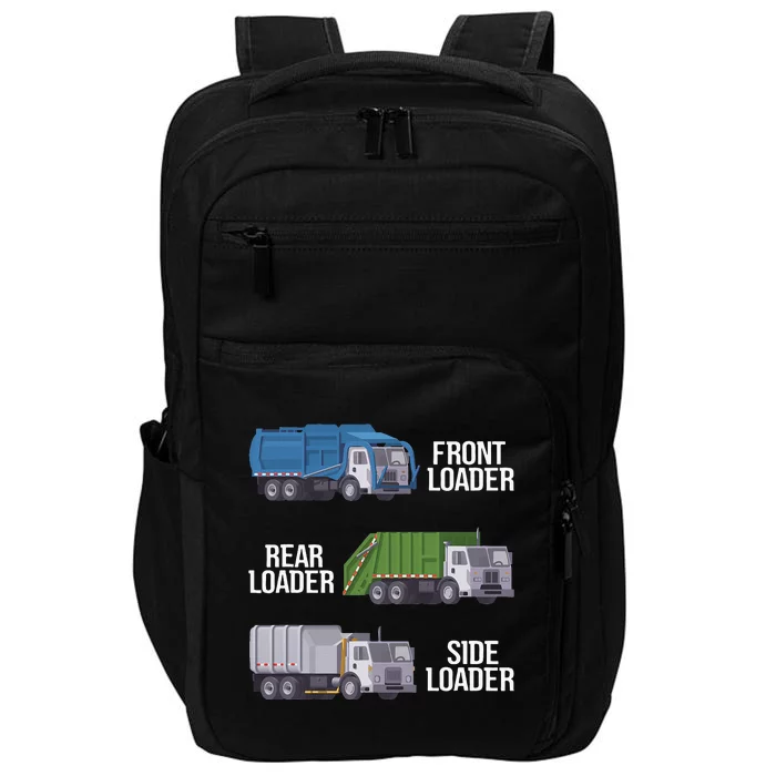 Recycling Trash Waste Separation Garbage Truck Impact Tech Backpack