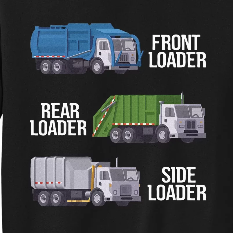 Recycling Trash Waste Separation Garbage Truck Tall Sweatshirt