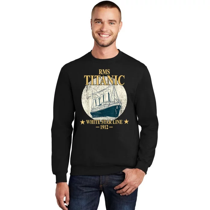 RMS TITANIC White Star Line Cruise Ship 1912 boy girl kid Tall Sweatshirt