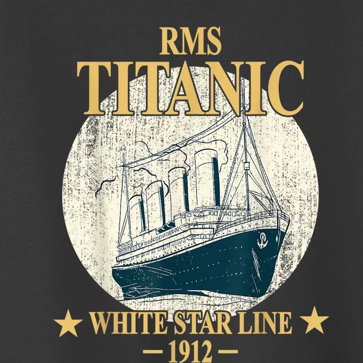 RMS TITANIC White Star Line Cruise Ship 1912 boy girl kid Toddler T-Shirt