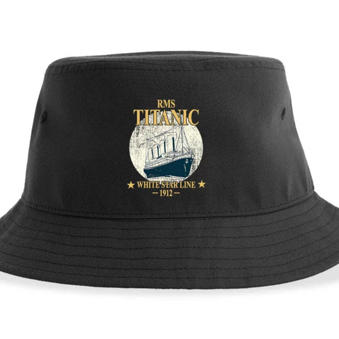 Rms Titanic White Star Line Cruise Ship 1912 Sustainable Bucket Hat