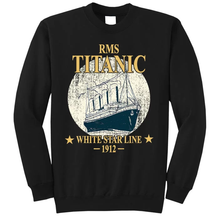 Rms Titanic White Star Line Cruise Ship 1912 Tall Sweatshirt