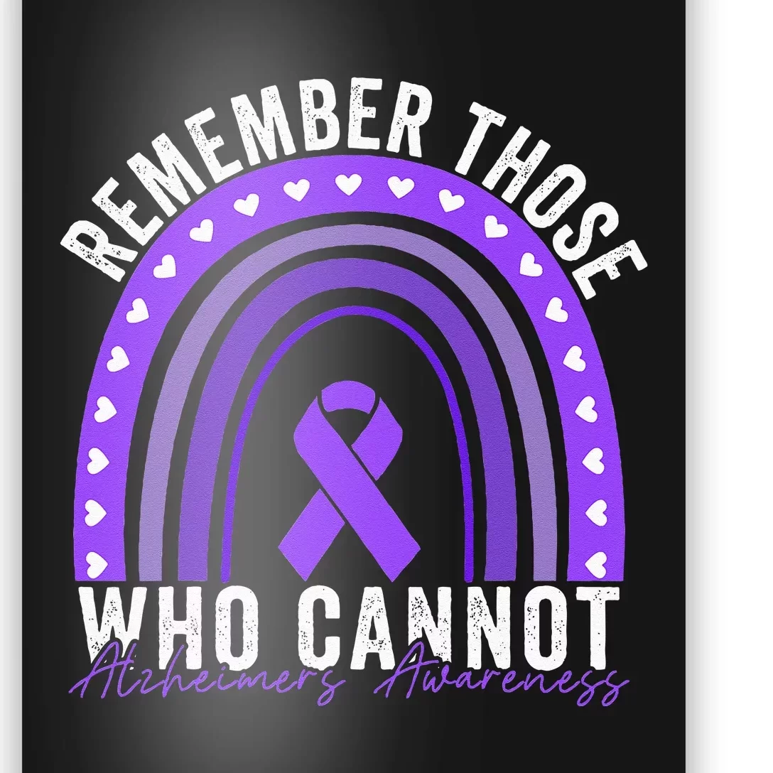 Remember Those Who Cannot Dementia Alzheimer's Awareness Poster