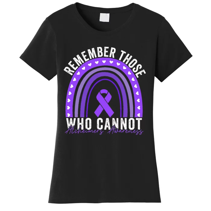 Remember Those Who Cannot Dementia Alzheimer's Awareness Women's T-Shirt