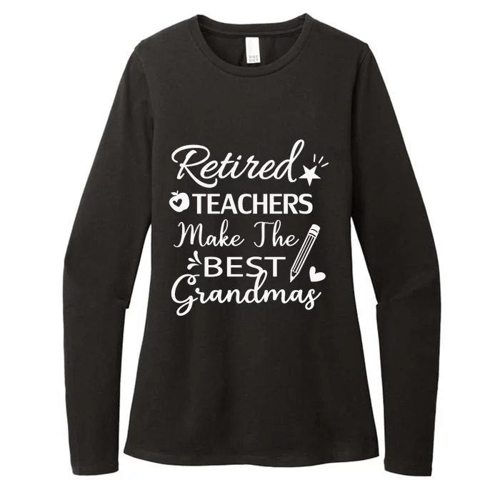 Retired Teacher White Womens CVC Long Sleeve Shirt