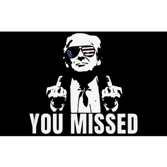 Retro Trump You Missed Fight Fight Fight Trump 2024 Gifts Bumper Sticker