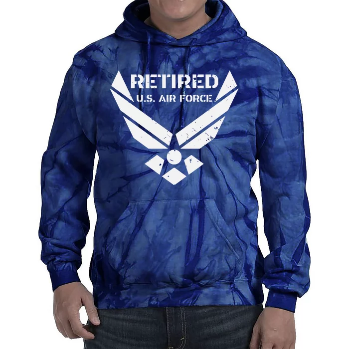 Retired US Air Force Tie Dye Hoodie