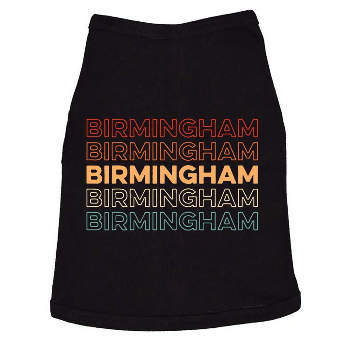 Retro Us American City Resident Vintage Alabama Birmingham Doggie Tank