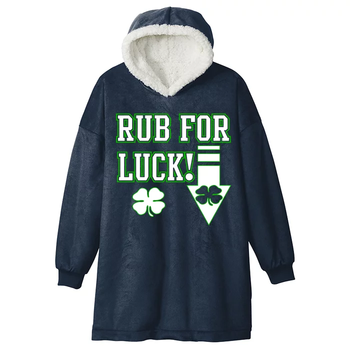 Rub Me For Luck Hooded Wearable Blanket