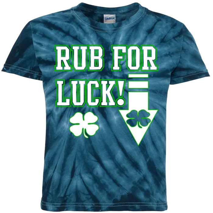 Rub Me For Luck Kids Tie-Dye T-Shirt