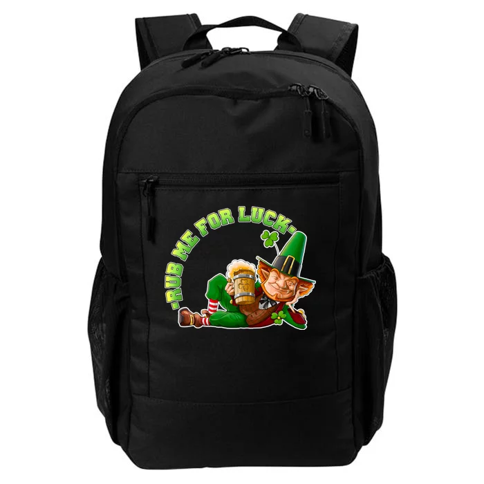 Rub Me for Luck Irish Leprechaun Daily Commute Backpack