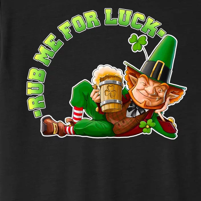 Rub Me for Luck Irish Leprechaun ChromaSoft Performance T-Shirt