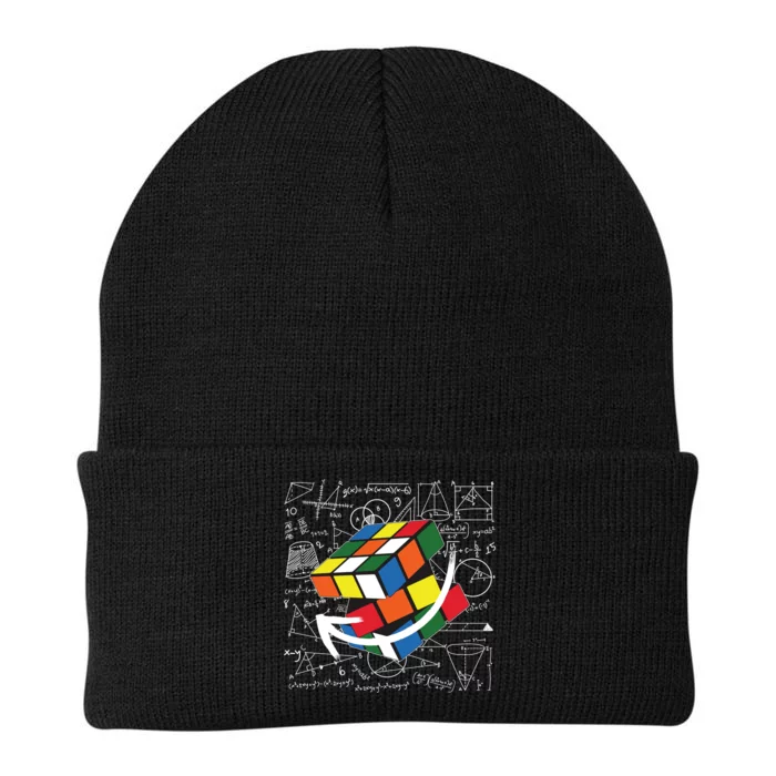 Rubik Mathematics Cube Funny Knit Cap Winter Beanie