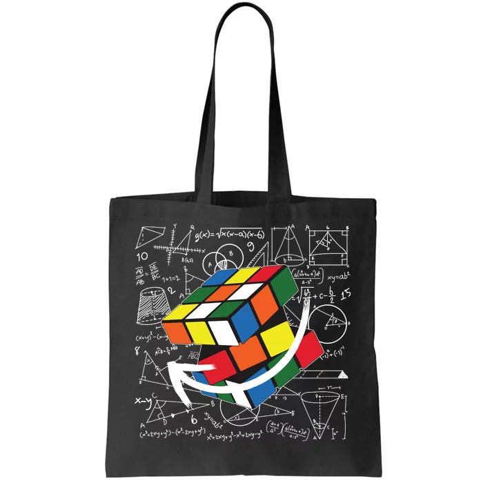 Rubik Mathematics Cube Funny Tote Bag