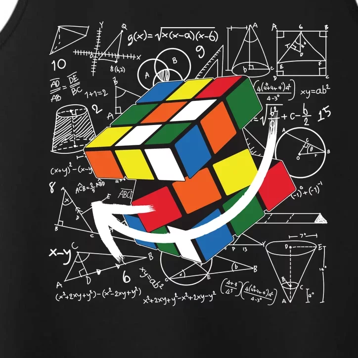 Rubik Mathematics Cube Funny Performance Tank