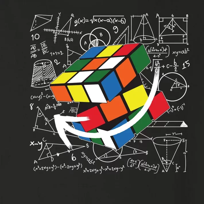 Rubik Mathematics Cube Funny Toddler Long Sleeve Shirt