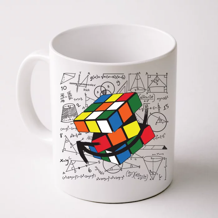 Rubik Mathematics Cube Funny Front & Back Coffee Mug