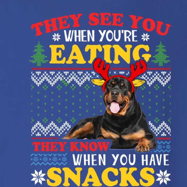 Rottweiler Ugly Christmas Gift Dog Lover Xmas Gift Toddler Long Sleeve Shirt