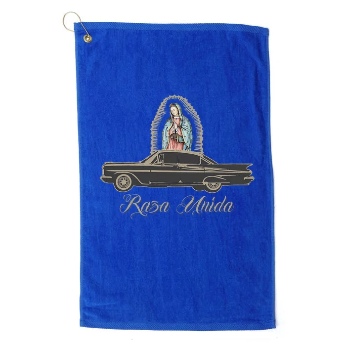 Raza Unida Chicano Low Rider Mexican Hombre Platinum Collection Golf Towel