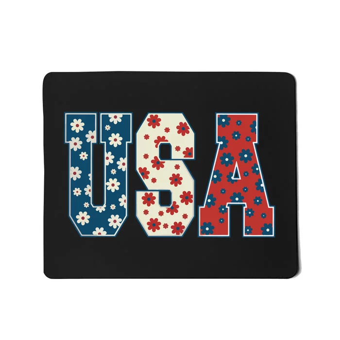 Retro Usa Comfort Colors Graphic Mousepad