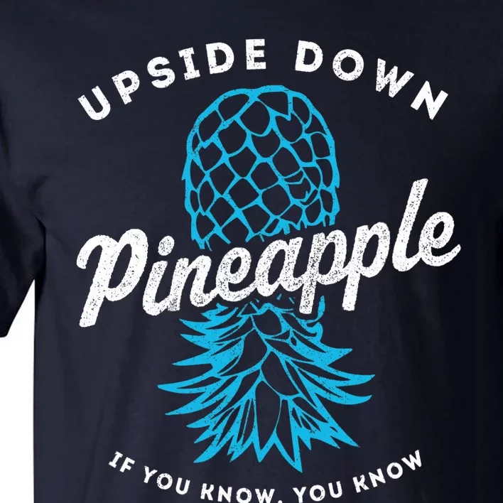 Retro Upside Down Pineapple Swinger Tall T-Shirt