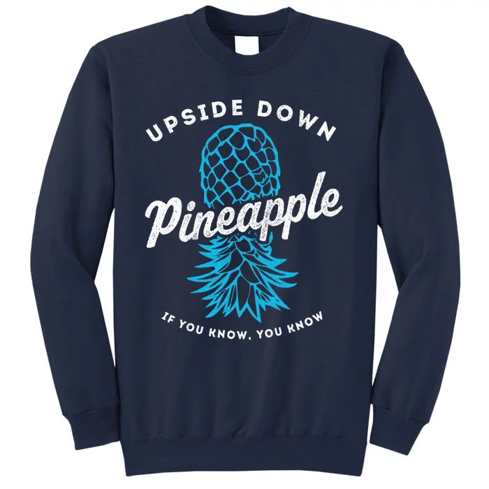 Retro Upside Down Pineapple Swinger Tall Sweatshirt