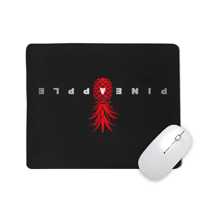 Retro Upside Down Pineapple Swinger Mousepad