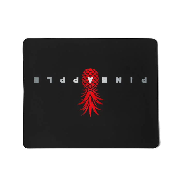 Retro Upside Down Pineapple Swinger Mousepad