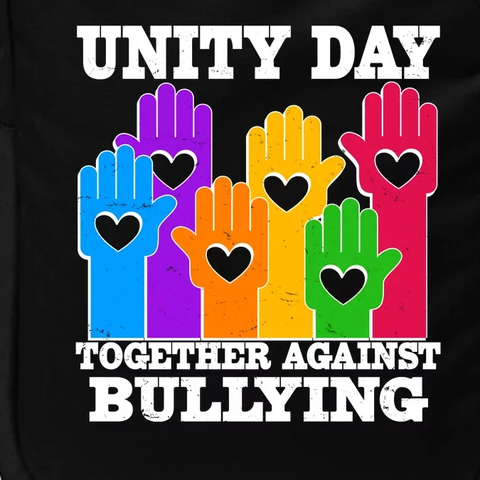 Retro Unity Day Together Against Bullying Raised Hands Impact Tech Backpack