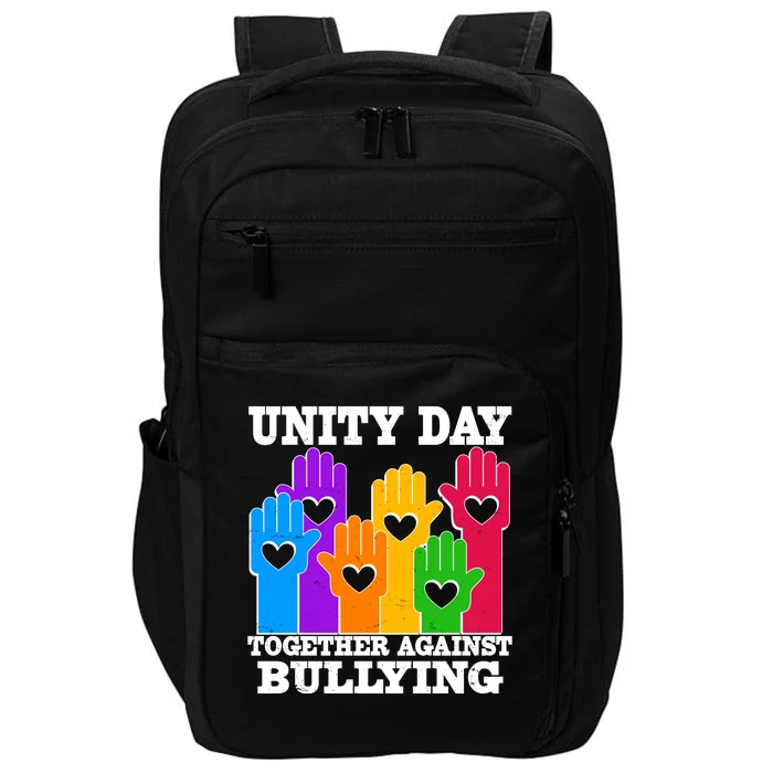 Retro Unity Day Together Against Bullying Raised Hands Impact Tech Backpack