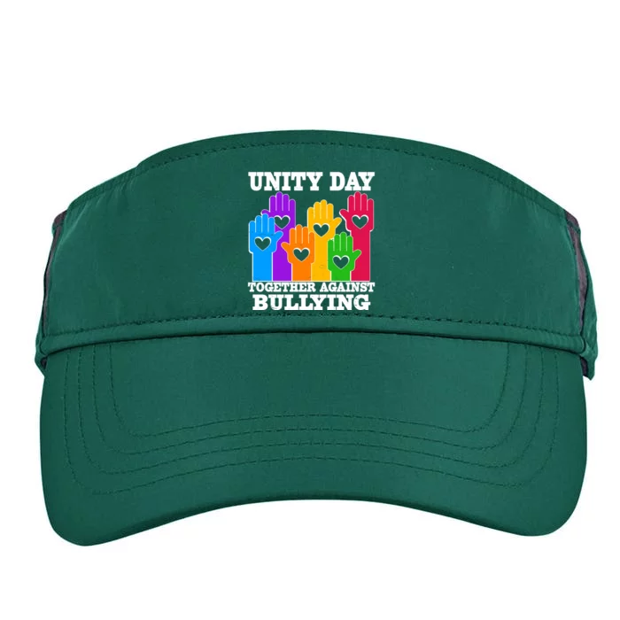 Retro Unity Day Together Against Bullying Raised Hands Adult Drive Performance Visor