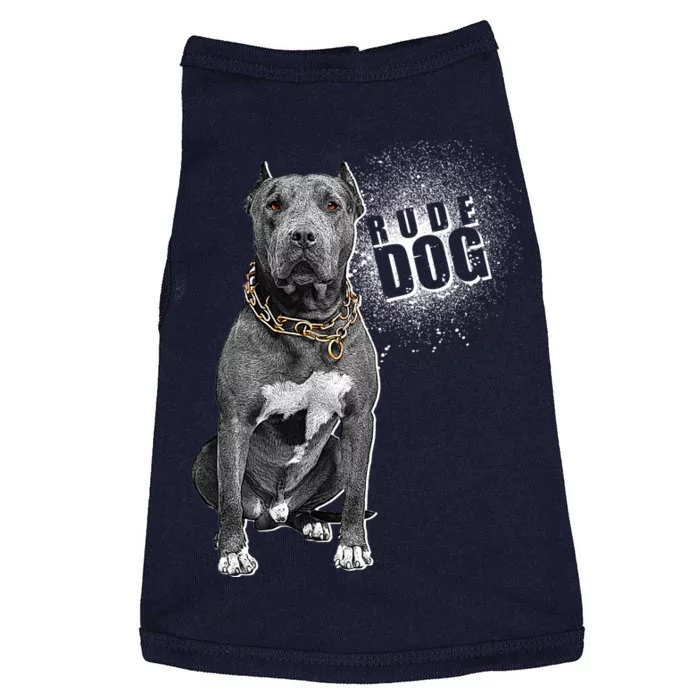 Rude Dog Pitbull Lover Doggie Tank