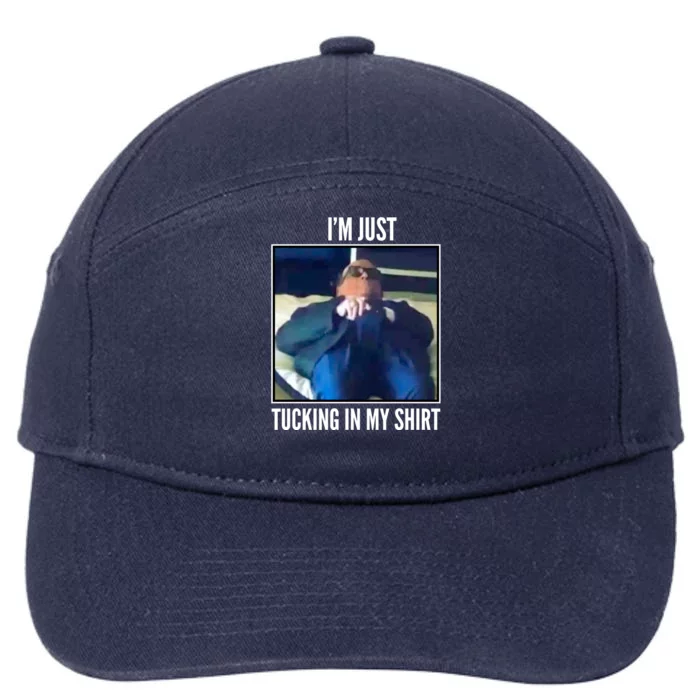 Rudy Giuliani I'm Just Tucking In My Shirt 7-Panel Snapback Hat