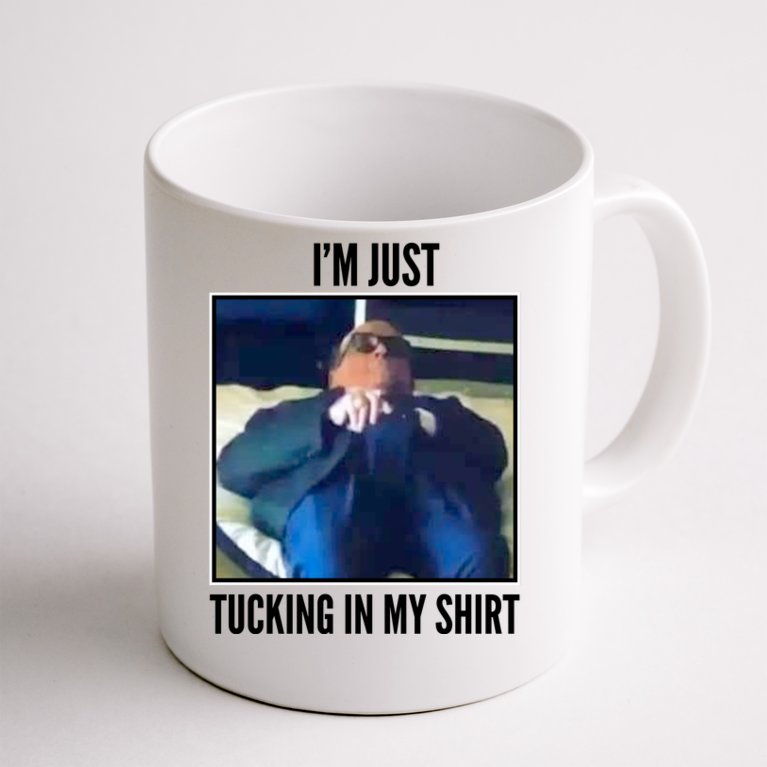 Rudy Giuliani I'm Just Tucking In My Shirt Coffee Mug
