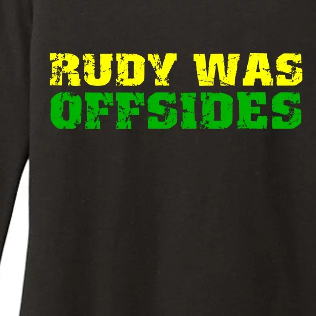 Rudy Was Offsides Womens CVC Long Sleeve Shirt