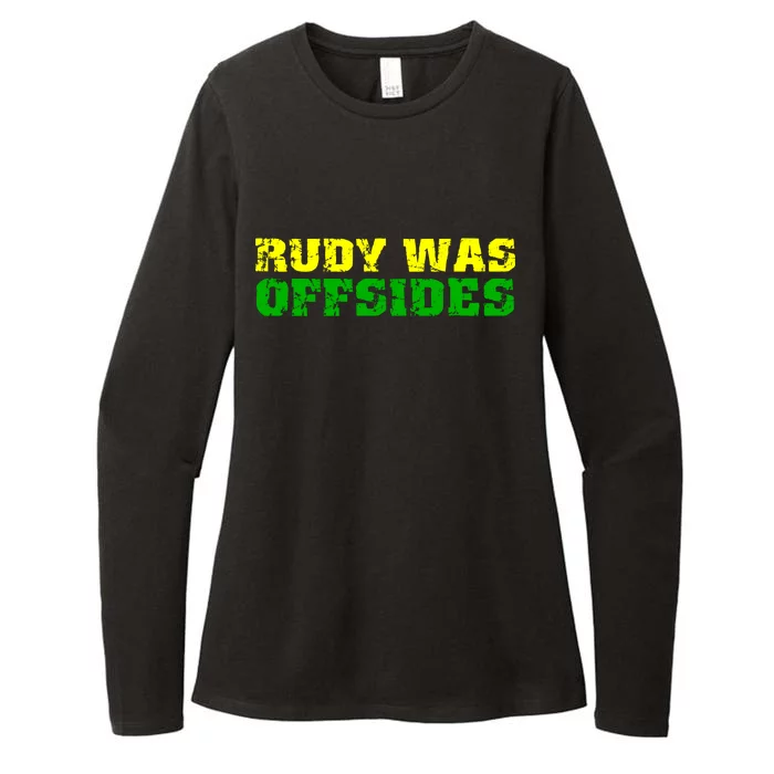 Rudy Was Offsides Womens CVC Long Sleeve Shirt