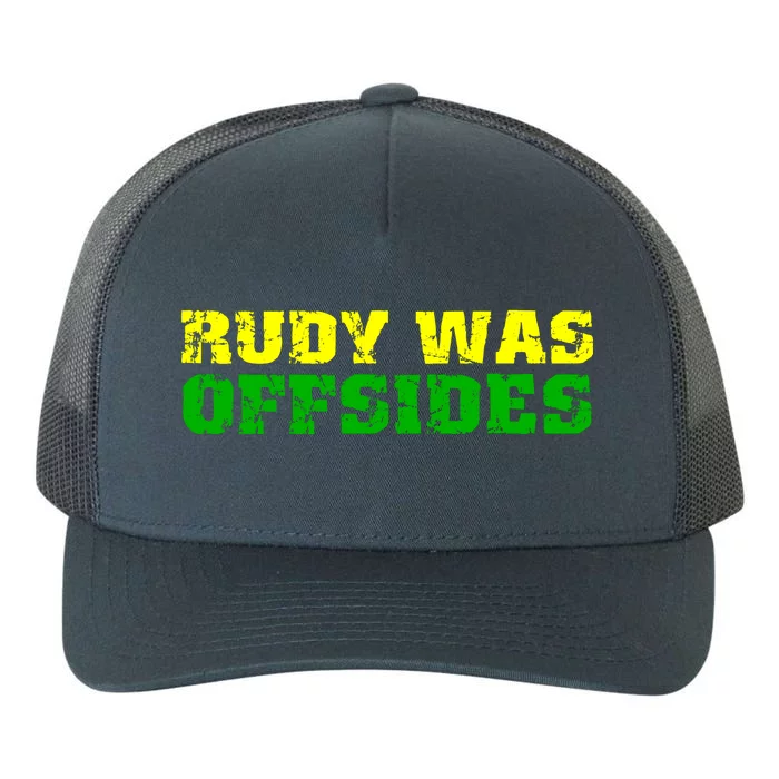 Rudy Was Offsides Yupoong Adult 5-Panel Trucker Hat