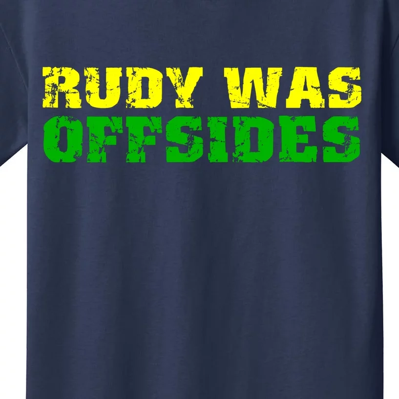 Rudy Was Offsides Kids T-Shirt